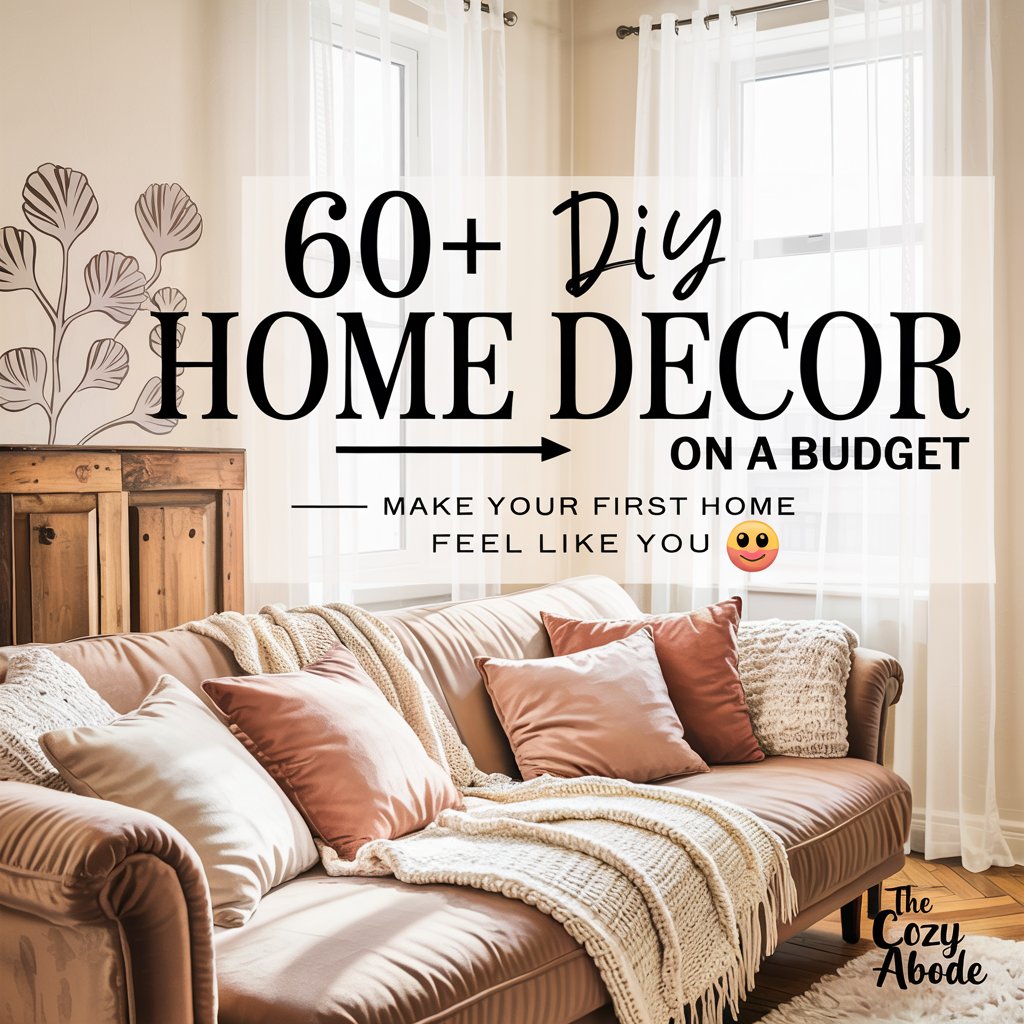 60+ Fabulous DIY Home Decor Ideas on a Budget