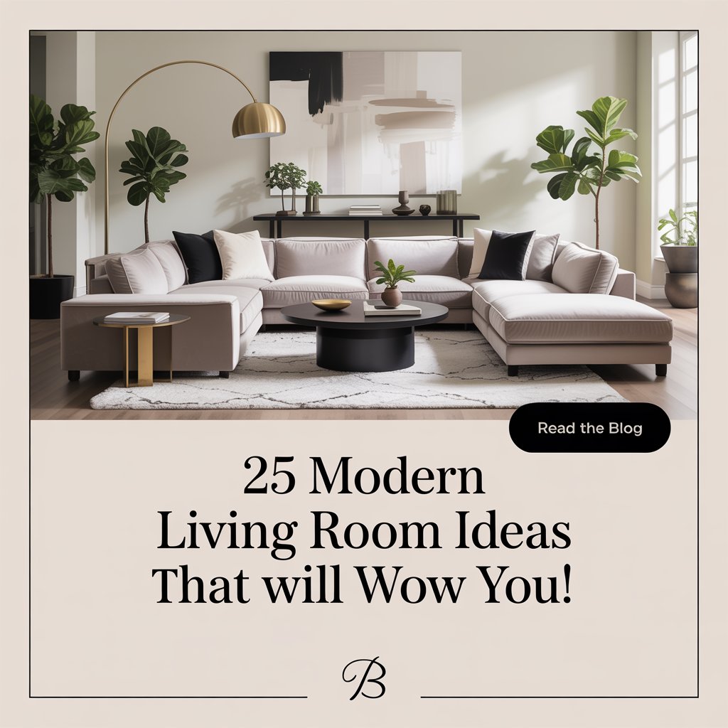 25 Great Ideas for a Modern Living Room That Will Wow You!
