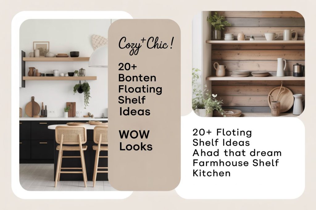20+ Stylish Kitchen Ideas with Floating Shelves